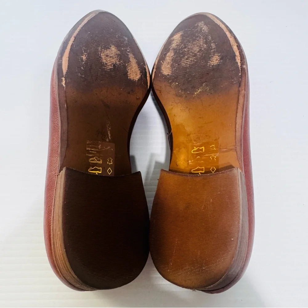Madewell Frances Brown Leather Loafers Size 7 1/2 - Picture 13 of 14